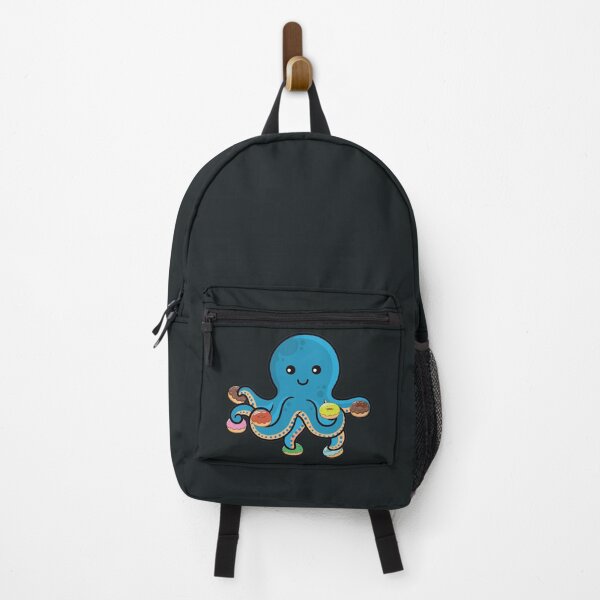 Item preview, Cute sea octopus eating donuts designed and sold by Donutlovers.