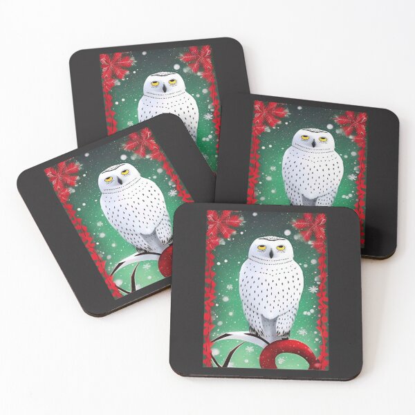 Item preview, JOANNA THE SNOWY OWL GETS BORED POSING FOR XMAS CARDS designed and sold by sailorsam1805.