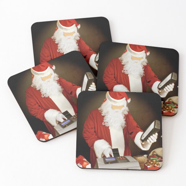 Item preview, Santa Claus paying bills for gifts designed and sold by Vansh Arora.