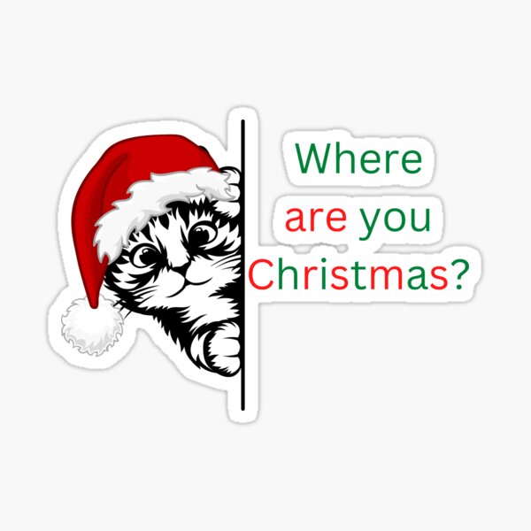 Cute Christmas Sticker for Sale by ifiddlediddle