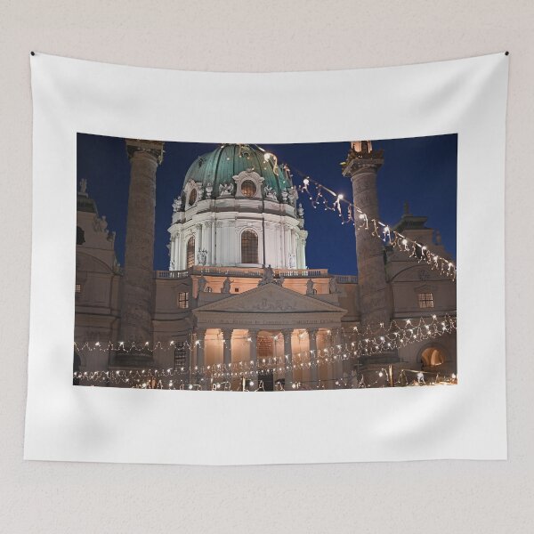 Item preview, Church of St.Charles Karlskirche Christmas season designed and sold by goceris.