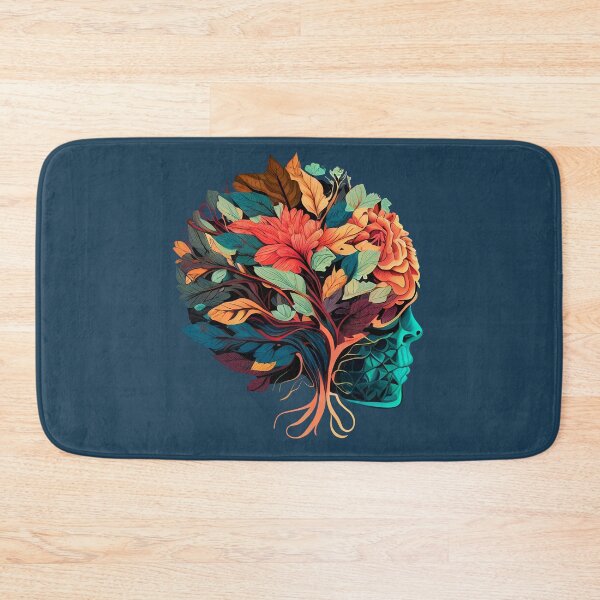 Item preview, Floral Head with Colourful Flowers designed and sold by Bondoboxy.