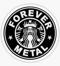 Forever Metal Sign Sticker