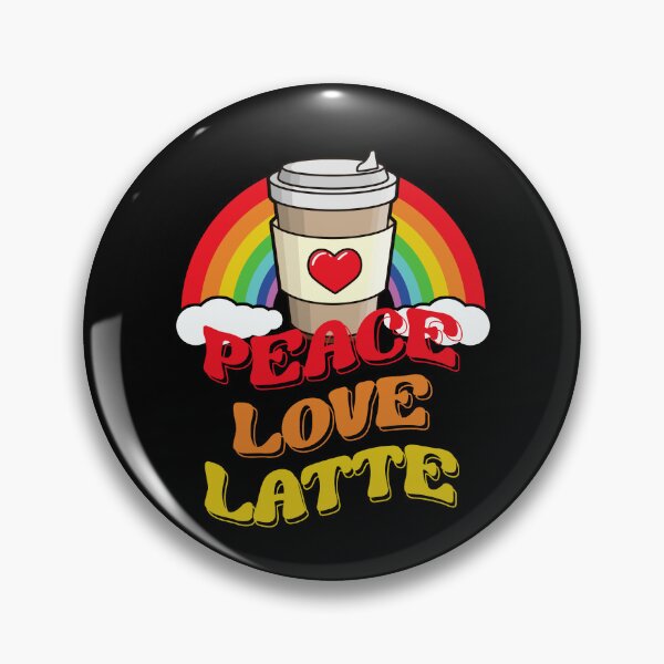 Item preview, Peace Love Latte designed and sold by RockBeeDesigns.