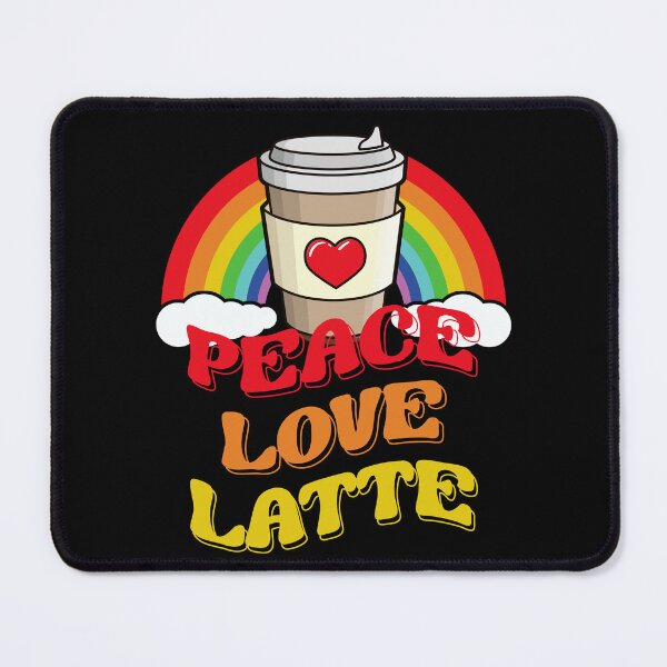 Item preview, Peace Love Latte designed and sold by RockBeeDesigns.
