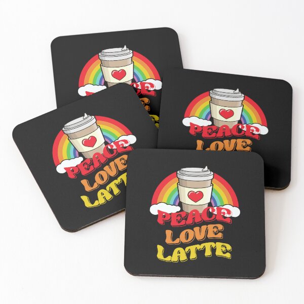 Item preview, Peace Love Latte designed and sold by RockBeeDesigns.