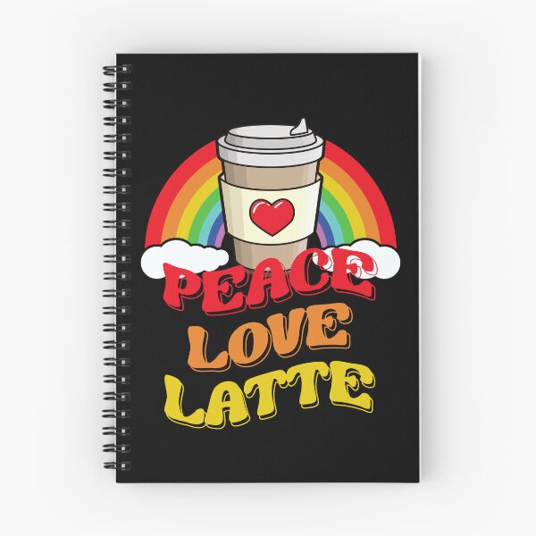 Item preview, Peace Love Latte designed and sold by RockBeeDesigns.