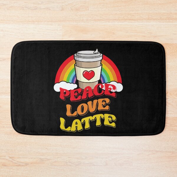 Item preview, Peace Love Latte designed and sold by RockBeeDesigns.