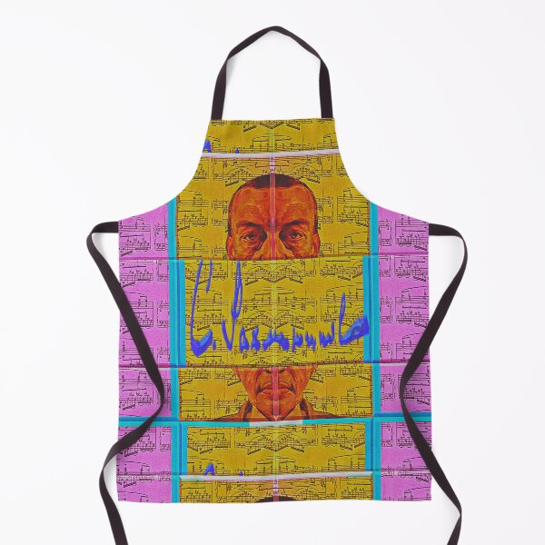 Item preview, GREAT  SERGEI RACHMANINOFF PAINTING ABSTRACT PORTRAIT CLASSICAL MUSIC SCORE PATCHWORK SIGNATURE designed and sold by Ralek.