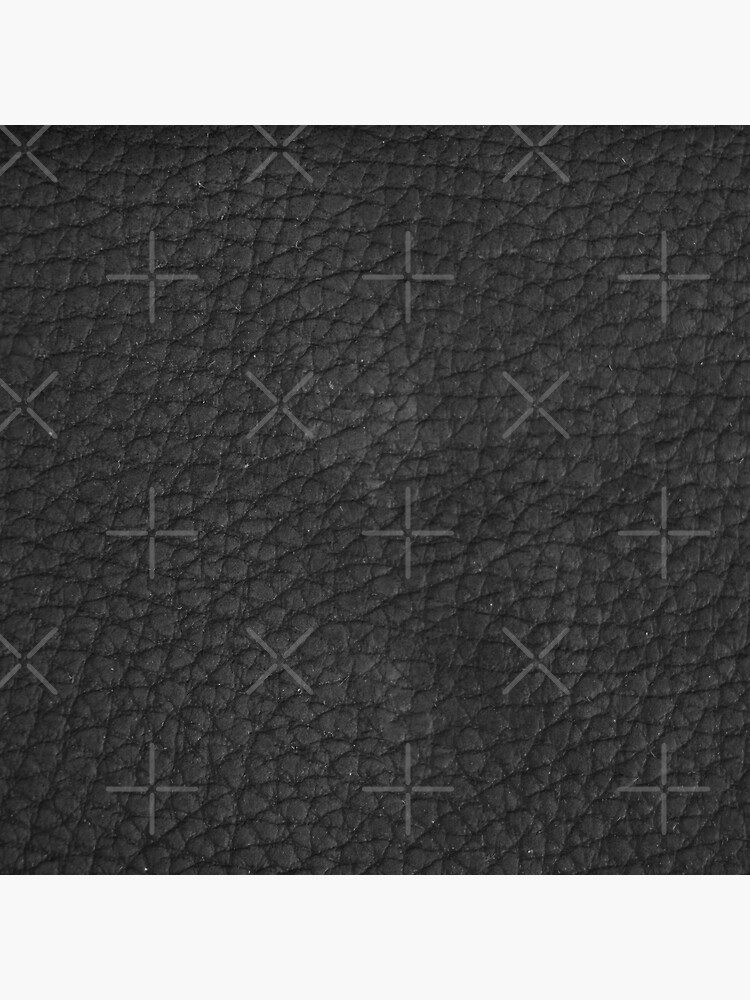 "Black Leather Ethical Cowhide and Skin" Throw Pillow for Sale by