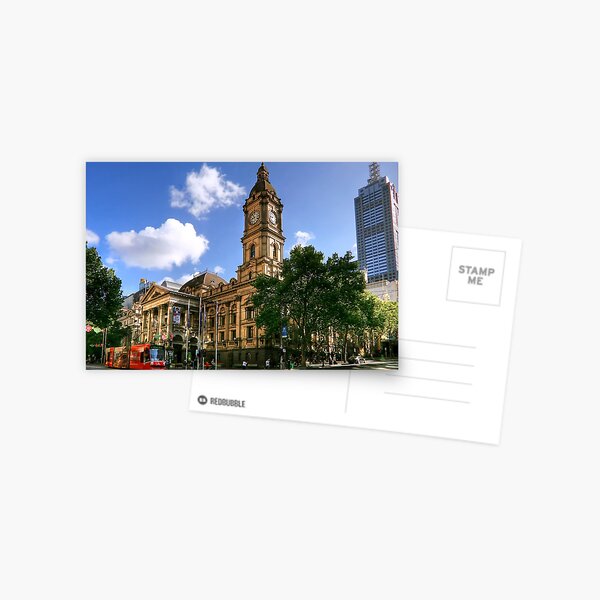 Item preview, Melbourne Town Hall, Victoria,  designed and sold by ChristineJayne.