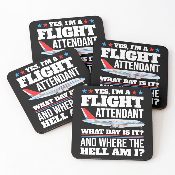 Item preview, Funny Flight Attendant Quote designed and sold by JackCurtis1991.