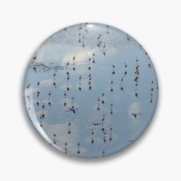 Item preview, Flamingos from the air, Lake Elementaita, Kenya designed and sold by Ingo Gerlach.