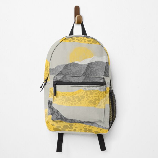 Item preview, Black with gold abstract mountain landscape designed and sold by ReflectedCrafts.