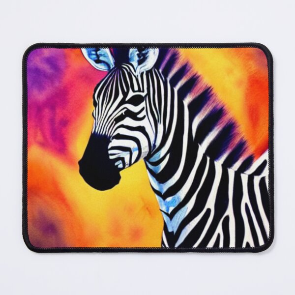 Item preview, Zebra with Sunset Watercolor designed and sold by Huesoffun.