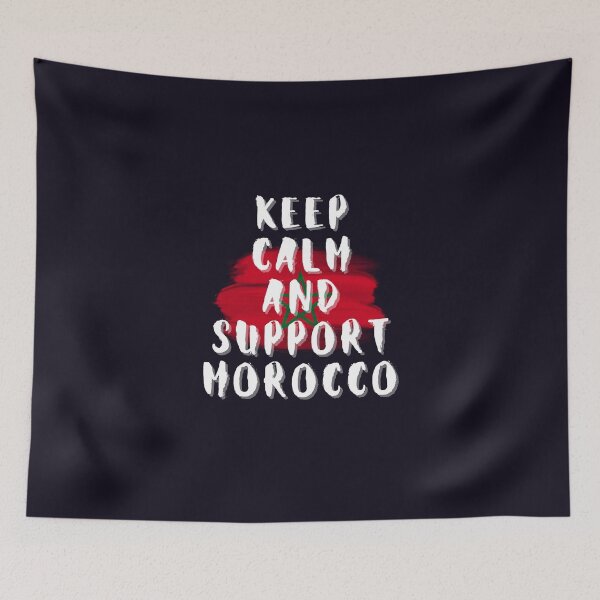 Item preview, Keep calm and support morocco designed and sold by JMKM-Designs.