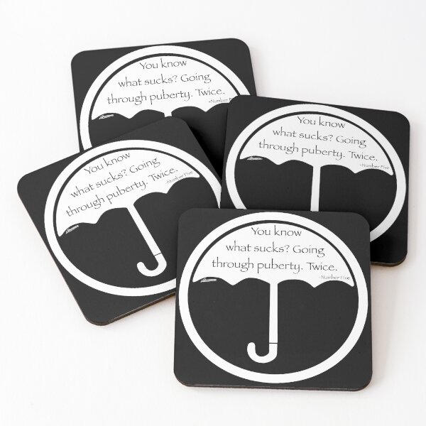 Item preview, "You know what sucks? Going through puberty. Twice." by Five designed and sold by OrianArtistic.