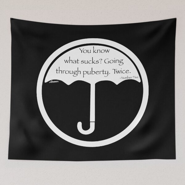 Item preview, "You know what sucks? Going through puberty. Twice." by Five designed and sold by OrianArtistic.