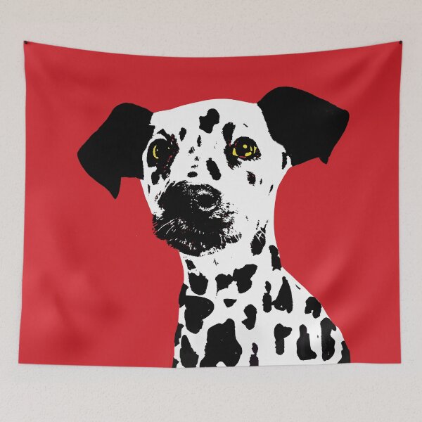 Item preview, Dalmation Dog Design in Red - Pet Pop Art - Animal Pop Art, Bespoke Options designed and sold by StudioFlea.
