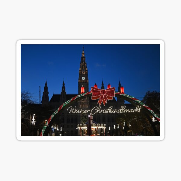 Item preview, Christmas market on Rathausplatz in Vienna Austria designed and sold by goceris.