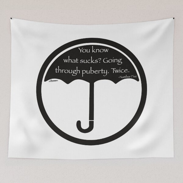 Item preview, "You know what sucks? Going through puberty. Twice." by Five designed and sold by OrianArtistic.