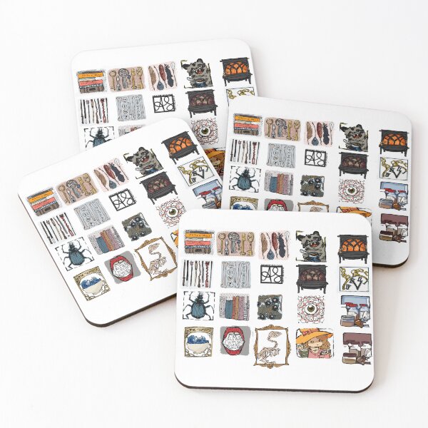 Item preview, Transparent Inktober stickersheet designed and sold by AriadneSullivan.