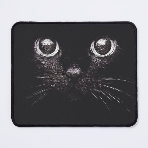 Item preview, painted black cat designed and sold by autrouvetout.