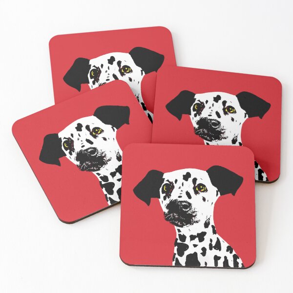 Item preview, Dalmation Dog Design in Red - Pet Pop Art - Animal Pop Art, Bespoke Options designed and sold by StudioFlea.