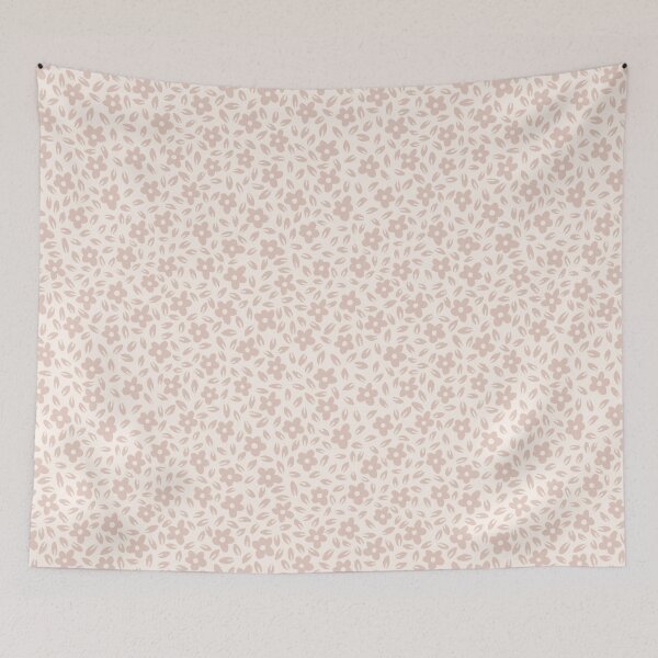 Item preview, hand drawn ditsy floral - blush pink designed and sold by Chelsea Jay.