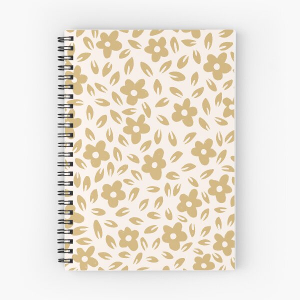 Item preview,  hand drawn ditsy floral - gold designed and sold by Chelsea Jay.