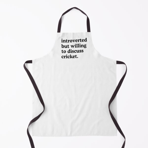 Item preview, Introverted But Willing To Discuss Cricket Cricket Lover Humor designed and sold by allysmar.