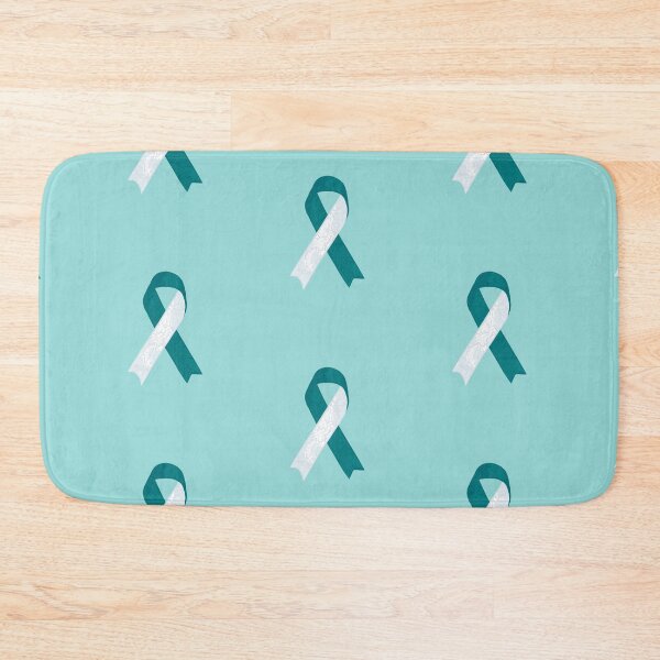 Item preview, Cervical Cancer Awareness Ribbon With Butterfly Print designed and sold by DreamFruit11.