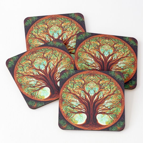 Item preview, The tree of life Tree of the knowledge of good and evil Etz Chaim Kabbalah  designed and sold by ValleyDream.