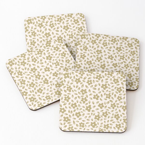 Item preview,  hand drawn ditsy floral - olive green designed and sold by Chelsea Jay.