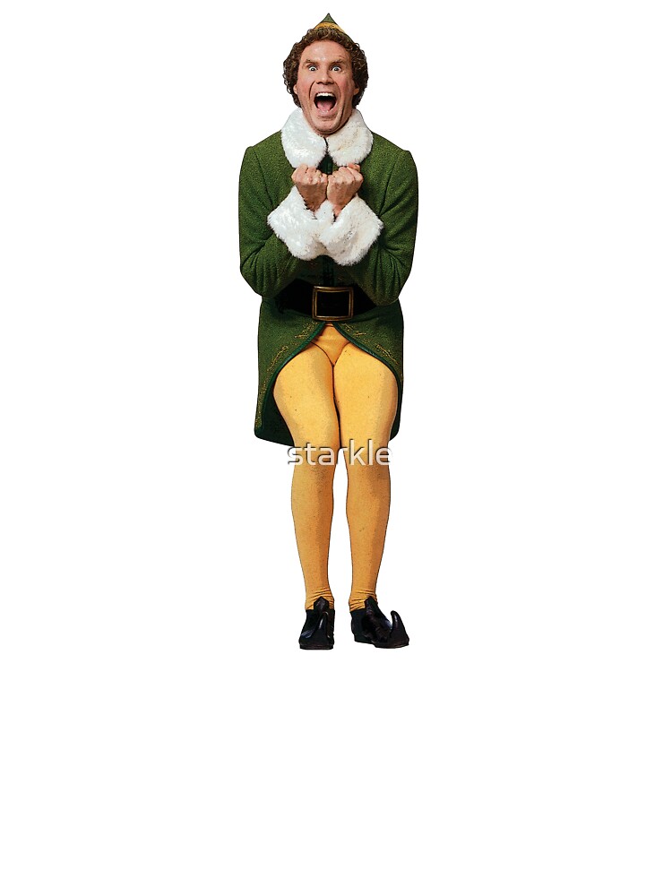 Buddy Der Elf Will Ferrell Elf Weihnachtsfilm Kinder T Shirt Von Starkle Redbubble
