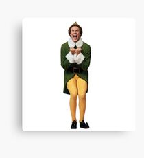 BUDDY THE ELF! Will Ferrell Elf Christmas movie Canvas Print