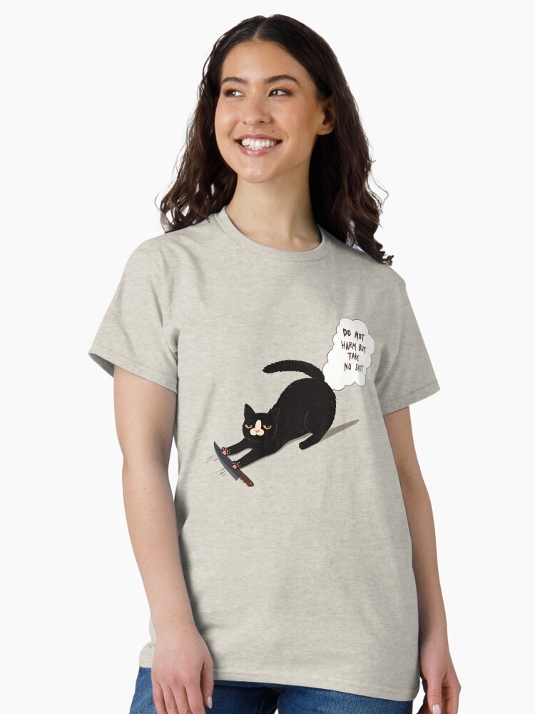Thumbnail 1 of 7, Classic T-Shirt, Do Not Harm But Take Not Shit designed and sold by studioaftercigs.