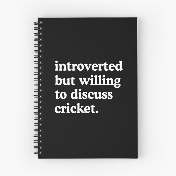 Item preview, Introverted But Willing To Discuss Cricket Cricket Lover Humor designed and sold by allysmar.