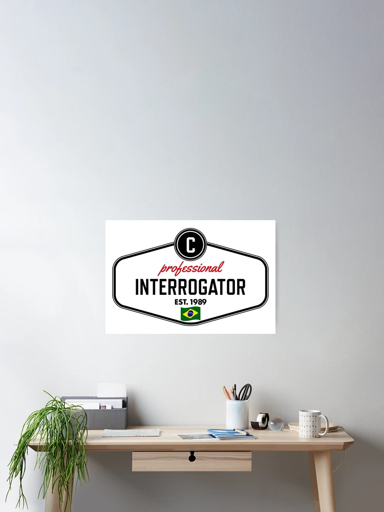Imagen 2 de 3, Póster con la obra El interrogador [Roufxis-Rb], diseñada y vendida por RoufXis.