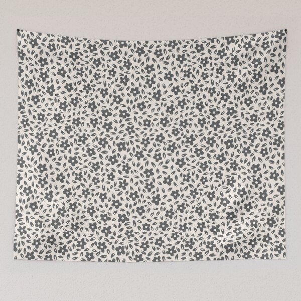 Item preview, hand drawn ditsy floral - charcoal designed and sold by Chelsea Jay.