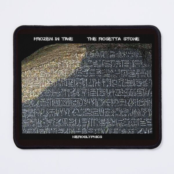 Item preview, ROSETTA STONE : Vintage Egyptian Hieroglyphics Print designed and sold by posterbobs.