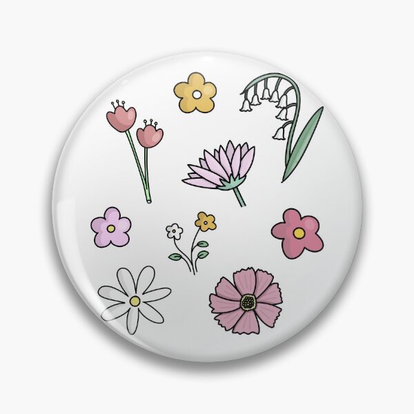 Item preview, Assorted Pink and Orange Aesthetic Flowers designed and sold by Cassapillar.