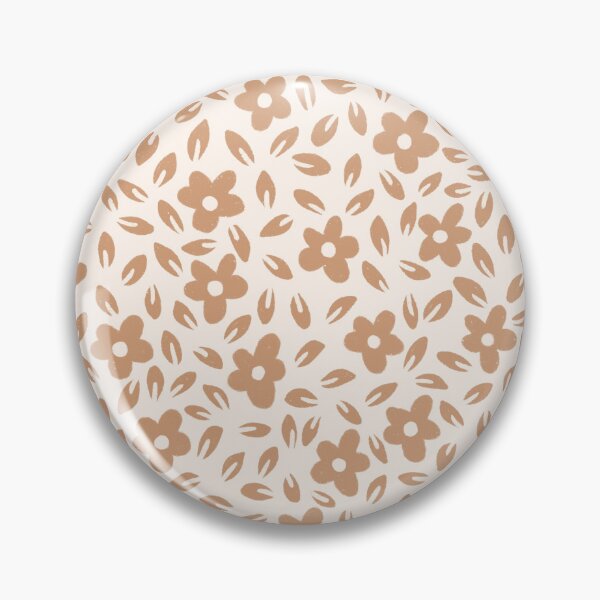 Item preview, hand drawn ditsy floral - orange designed and sold by Chelsea Jay.