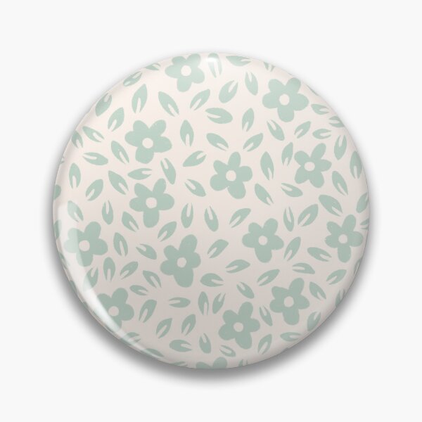 Item preview, hand drawn ditsy floral - aqua designed and sold by Chelsea Jay.