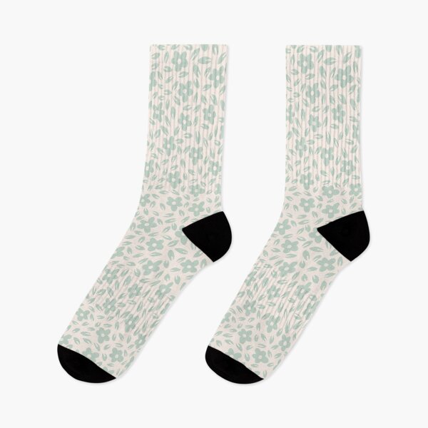 Item preview, hand drawn ditsy floral - aqua designed and sold by Chelsea Jay.
