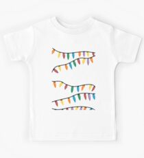 Camiseta para niños Cadena de luces de Navidad