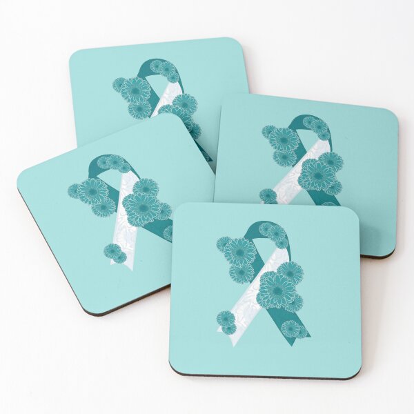 Item preview, Cervical Cancer Awareness Ribbon With Butterfly Print And Flowers designed and sold by DreamFruit11.