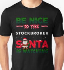 Stockbroker christmas funny shirt Unisex T-Shirt