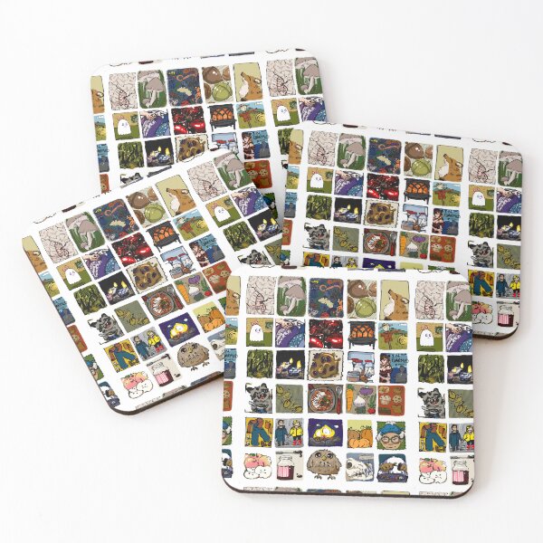 Item preview, inktober 2022 vivid stickersheet designed and sold by AriadneSullivan.