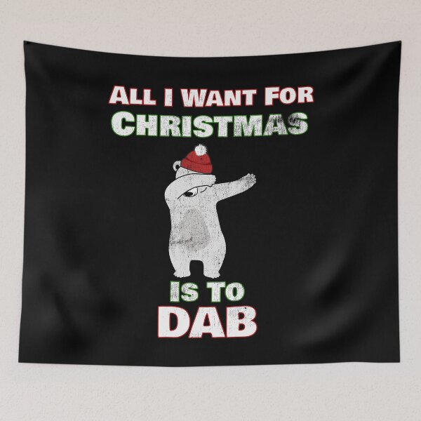 Item preview, Funny Christmas Dabbing Polar Bear Shirt | All I Want For Christmas Is To Dab   designed and sold by DSweethearts.